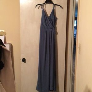 David’s Bridal floor length gown